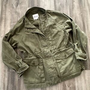 Madewell Olive Green Utility Jacket | Women’s Size Large